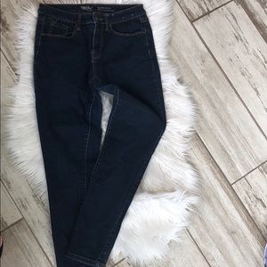 High rise skinny jeans